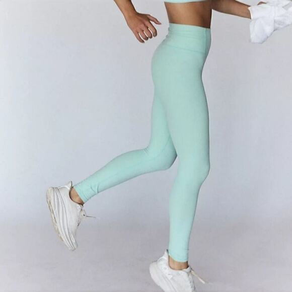 FP Movement Light Blue Green Never Better Leggings,  XL, Yoga, Pilates,  Barre - Picture 3 of 9